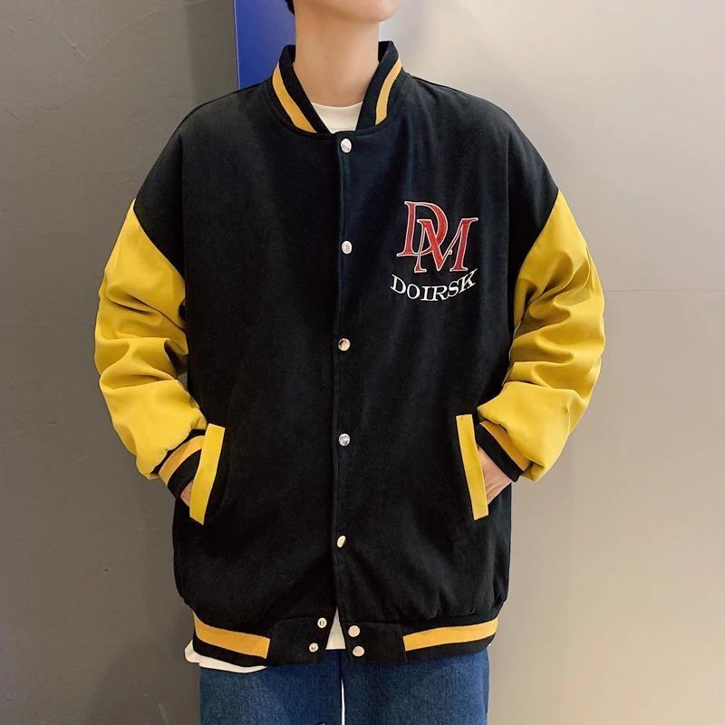 Jaqueta De Beisebol Masculina Vintage