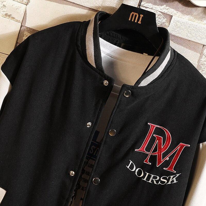 Jaqueta De Beisebol Masculina Vintage