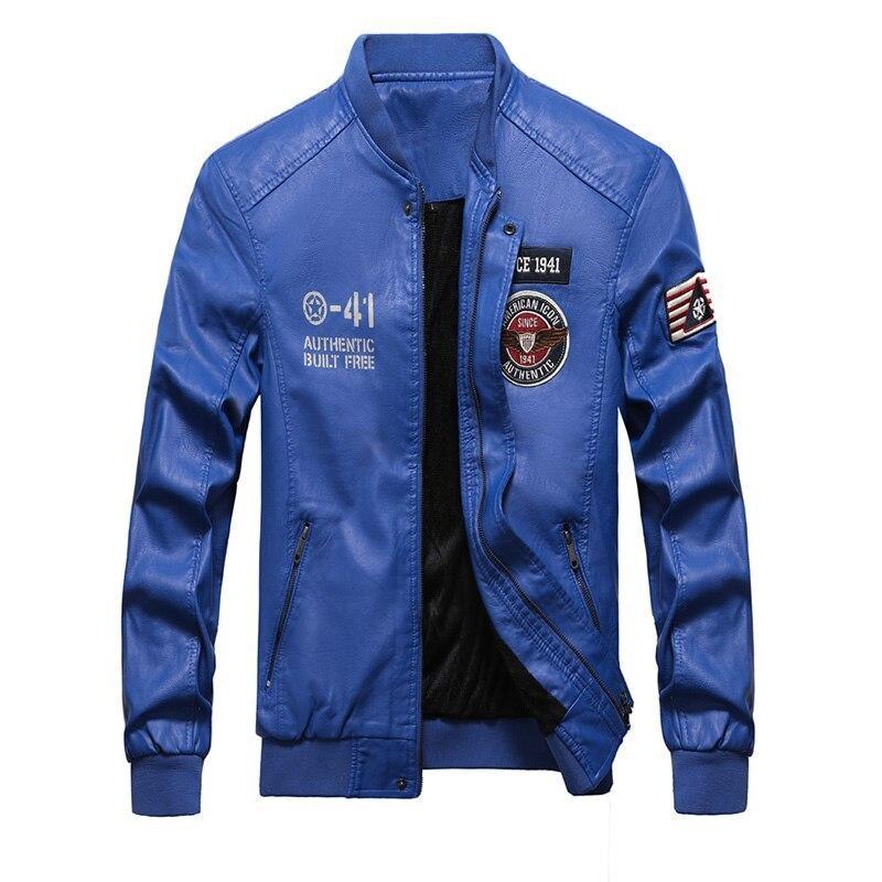 Jaqueta Piloto De Couro Vintage