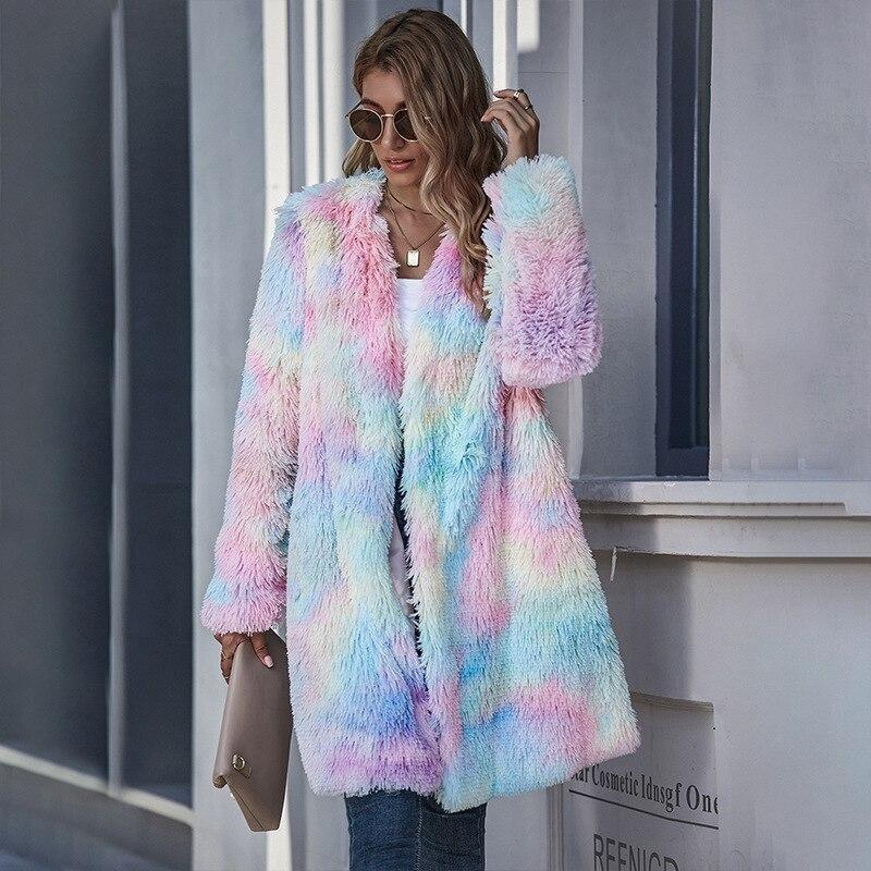 Jaqueta Feminina Floral Vintage Teddy
