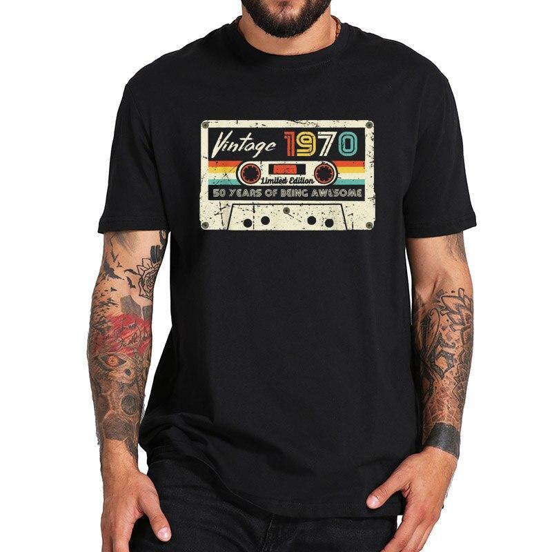 Camiseta Com Logotipo Vintage De 1970